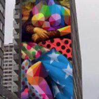 street-art une joconde de-50m dans-le-13eme