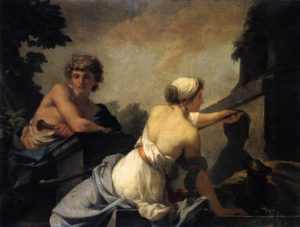 Regnault - l'origine de la Peinture (1785)