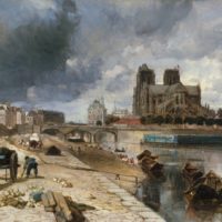 Jongkind-Notre Dame de Paris vue du quai de la tournelle