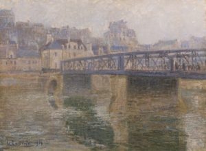 Gustave Loiseau - Le pont de fer Pontoise