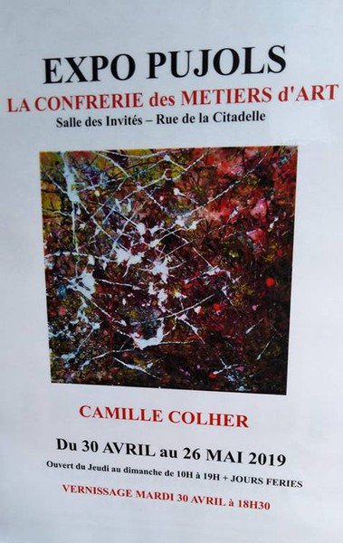 Exposition Camille Colher - acrylique sur bois