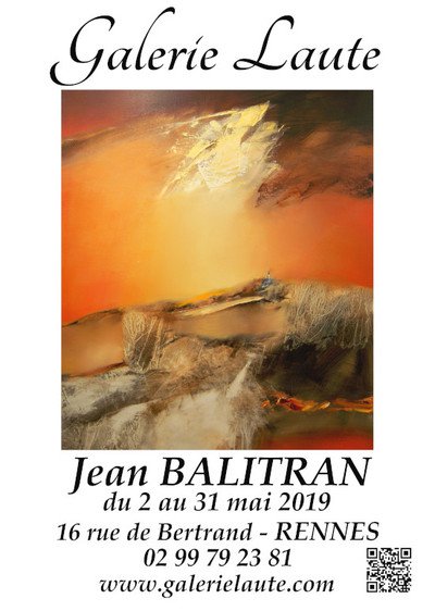 Jean Balitran, invité d'honneur de la Galerie Laute à Rennes