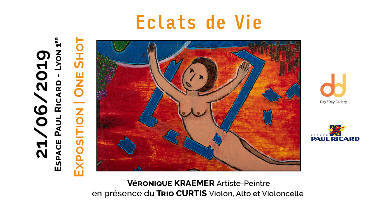 Exposition | One Shot « Eclats de Vie » · Véronique Kraemer X Le Trio Curtis
