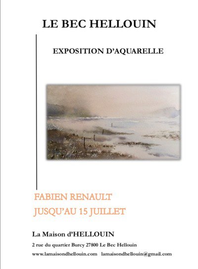 Exposition d'Aquarelle par Fabien Renault