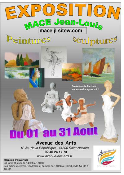 Expo peinture/sculpture Jean Louis MACE