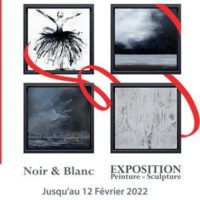 Exposition Noir et Blanc, peinture & sculpture