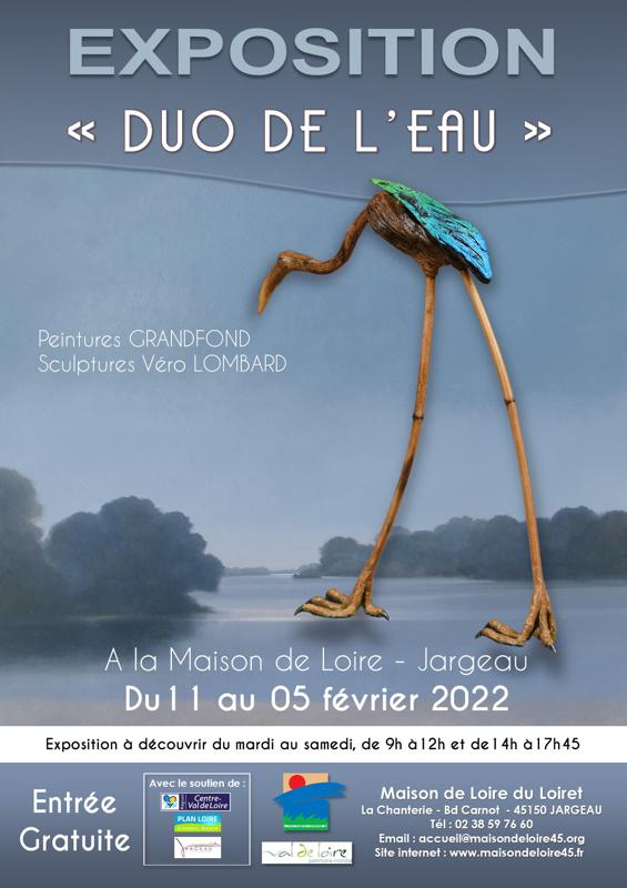 Exposition à la Maison de Loire : Duo de l'eau Véro Lombard & Grandfond