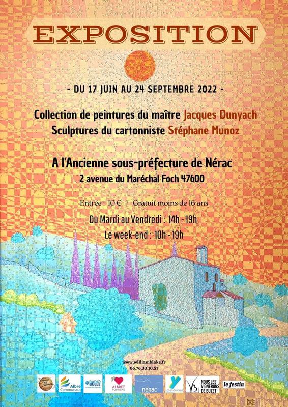 Exposition : Peintures de Jacques Dunyach et Sculptures de Stéphane Munoz