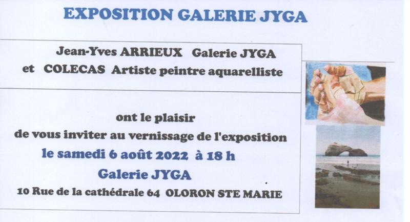 Exposition de peintures galerie Jyga - COLEGAS