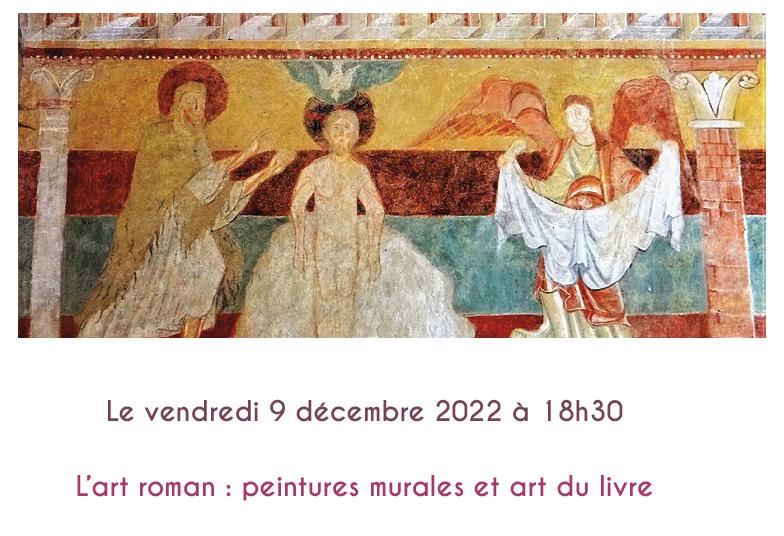 Conférence "L'art roman : peintures murales et art du livre"