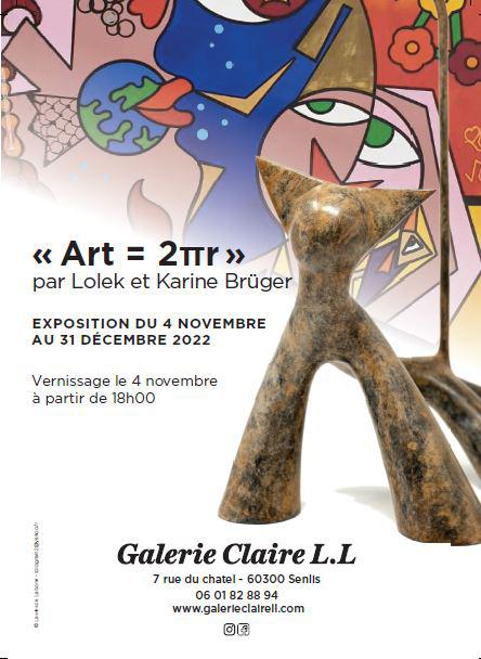 Exposition: « Art = 2πr » à la galerie Claire L.L